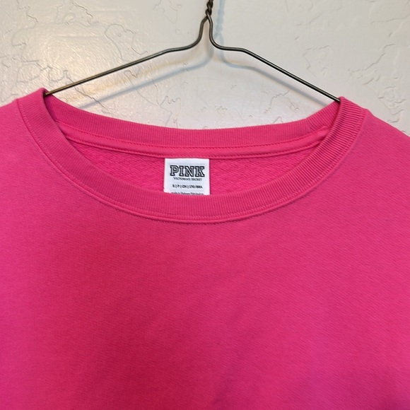 Pink Small - 2 tone crew sweatshirt -lose fitting and soft - Picture 2 of 4